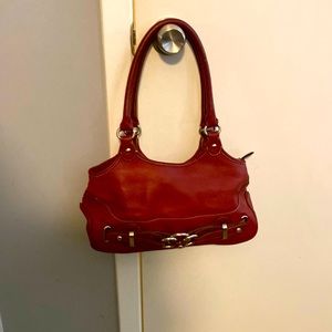 Red Wilson leather purse